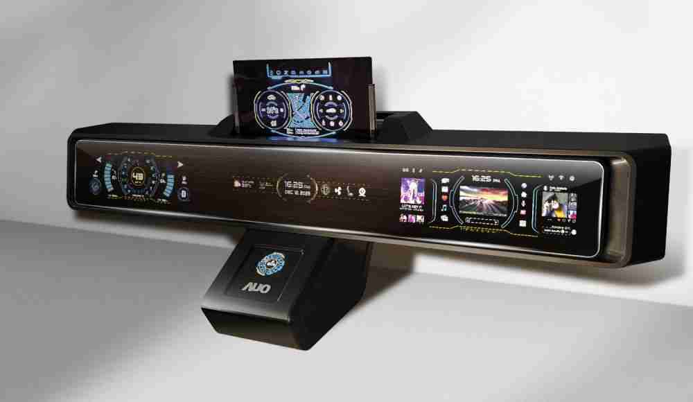 OBPayMicro LED沉浸式车舱显示方案结合 可卷式、、、、可伸缩的Micro LED应用并可呈现不同的质感纹路，，，展现人性化设计