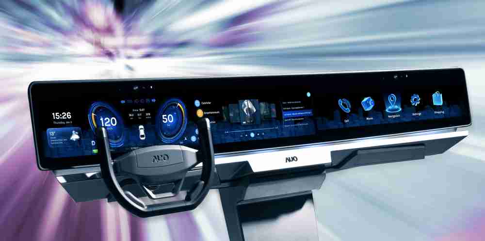 OBPay开拓前瞻显示技术创新应用，，，结合优异整合设计能力，，，，开发智能车载FIDM Plus一体化显示方案，，让驾驶操作与车内娱乐体验再进化